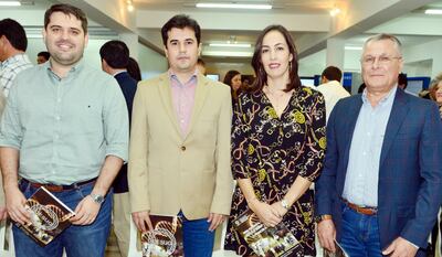 José Carlos Camperchioli,  Marcelo González Ferreira, Sara Ramírez y Luis Acuña.