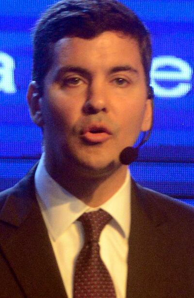 Economista y exministro Santiago Peña.