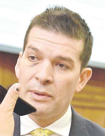 El senador Sergio Godoy (ANR, cartista) es el presidente de la Comisión de Legislación y Codificación.