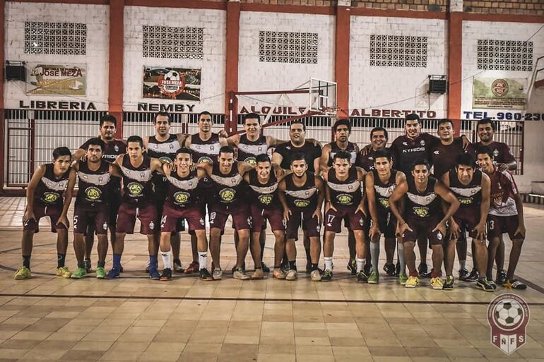 Selección ñembyense de fútbol de salón.