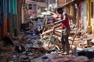 Sube a 58 número de muertos por lluvias en estado brasileño de Minas Gerais