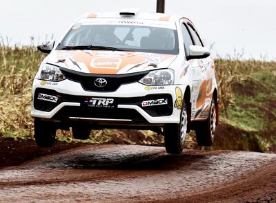 Beto Ramírez se posiciona segundo en el Campeonato Nacional de Rally dentro de la Clase RC4L, con el Toyota Etios de la Clase RC5.