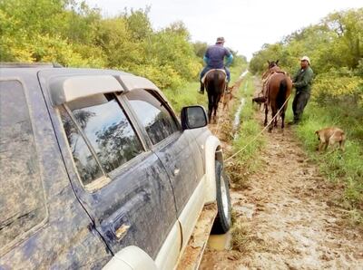El camino que conduce a Sierra León está intransitable.