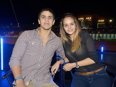 Sebastián Miñarro y Larissa Gómez.
