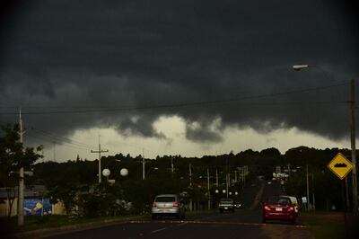 El sistema de tormentas se extenderá hacia Asunción y Central con el correr de las horas.