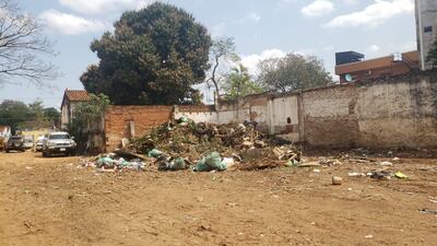 Patio de la Municipalidad de Asunción.