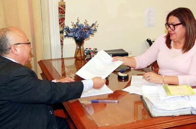 El abogado Darío Caballero Bracho se inscribió para el concurso.