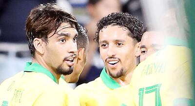 Lucas Paquetá (i) abrió ayer con su tanto el triunfo de Brasil sobre Corea del Sur.