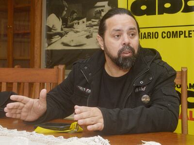 David Arriola, vocalista de Slow Agony y Profane y productor de conciertos.