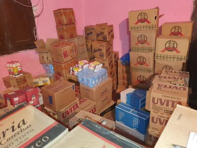 Varios de los productos incautados.