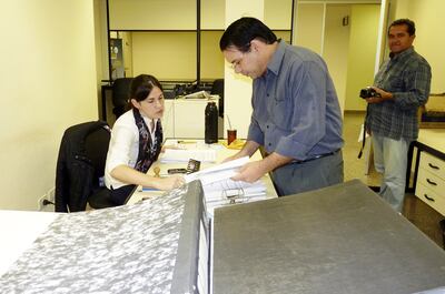 El fiscal Federico Solano López cuando presentó acusación por lesión de confianza contra el exintendente de Villa Franca Antoliano Leguizamón, el 30 de marzo de 2011. El caso se inició hace 13 años.