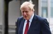 El primer ministro británico, Boris Johnson, abandona las entrevistas con los medios en la Conferencia del Partido Conservador en Manchester, Gran Bretaña, el 1 de octubre de 2019.