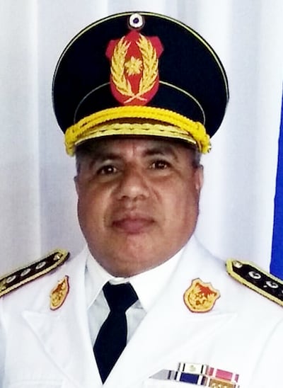 El comisario Wilberto Sánchez Dávalos fue el encargado de hacer el reclamo en la reunión de Interpol.