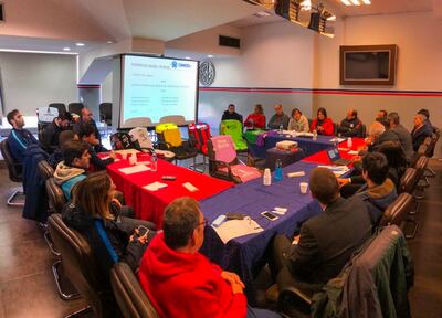 La reunión técnica realizada para definir la camiseta que utilizará cada equipo.