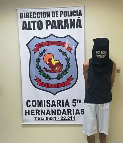 El joven quedó a disposición de la Fiscalía Zonal de Hernandarias.