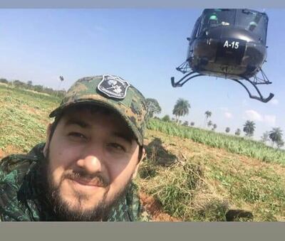 Oficial primero de prevención y seguridad Pablo Ramón Dávalos.