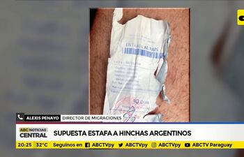 Supuesta estafa a hinchas argentinos