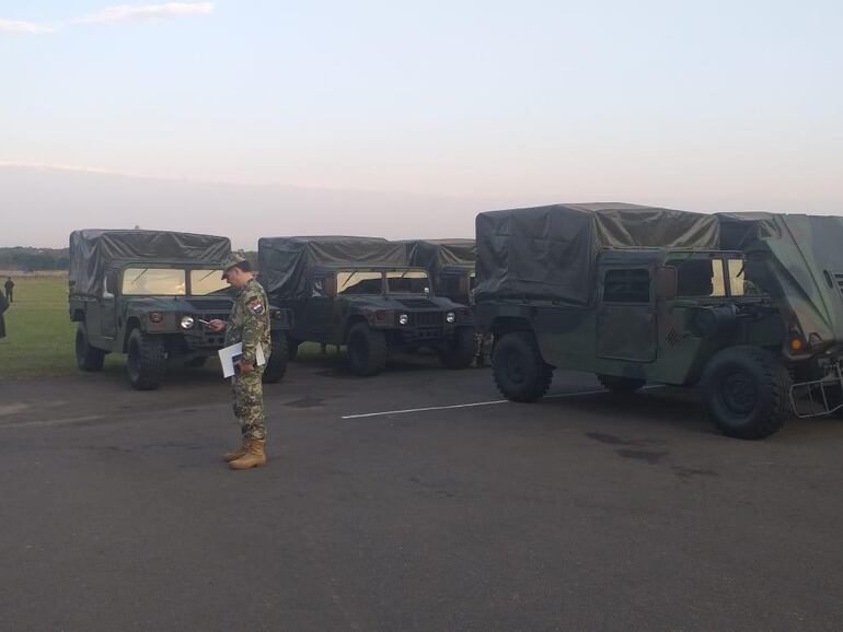 Camionetas donadas por Taiwán