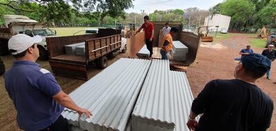 En la zona esteña muchas viviendas fueron destechadas por el temporal.