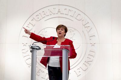 Kristalina Georgieva es la segunda mujer en asumir el cargo de directora gerente del FMI.
