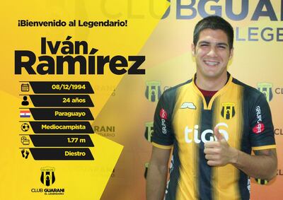 Iván Ramírez fue presentado oficialmente en Guaraní.