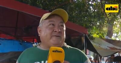 Sindulfo Marín, barrendero de Asunción.