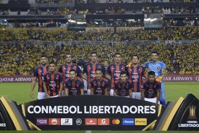 El equipo que alineó Francisco Arce para la ida de la Fase 3 contra Barcelona de Guayaquil.