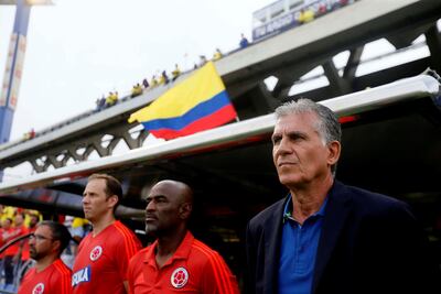 Carlos Queiroz, entrenador de la selección de Colombia.