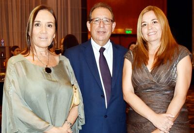 Cynthia Filártiga, Didier Olmedo y Maureen Albertini.