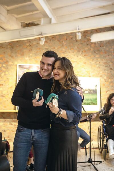 Alexandra Niz y Aldo Pussineri