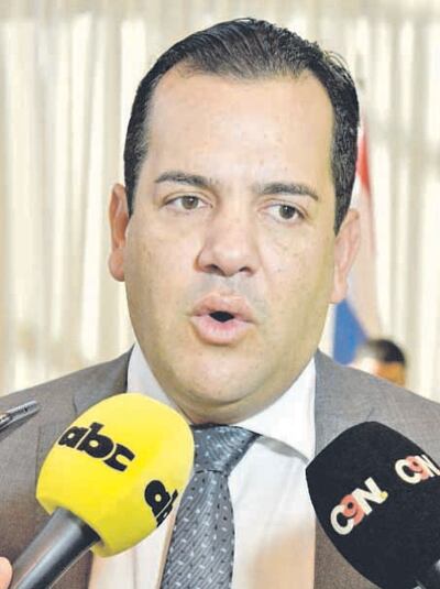 Rodolfo Friedmann Alfaro (ANR, Añetete), senador y presidente de la Comisión de Energía, de la Cámara Alta.