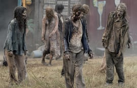 Escena de a serie "The Walking Dead".