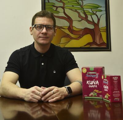 Ernesto Cañete, brand manager de la firma Indega: “Kuña Guapa es un producto con componentes 100% naturales y de calidad”.