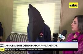 Adolescente detenido por asalto fatal