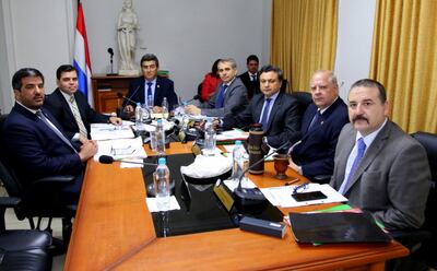 Sesión del Consejo de la Magistratura, realizado ayer.