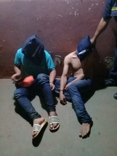 Los detenidos están a cargo del fiscal de Santa Rosa del Aguaray.