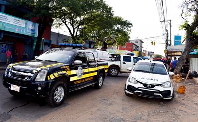 Agentes policiales y de la Patrulla Caminera fueron al sitio  del arrollamiento fatal en San Lorenzo.