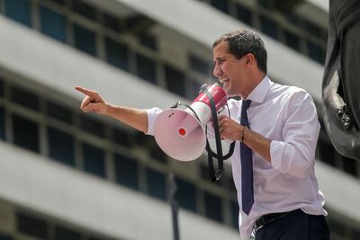 Juan Guaidó, presidente del Parlamento venezolano.