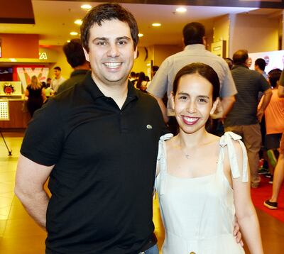 Federico Bartzabal y Lorena Peña.