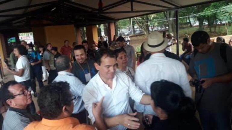 Wilberto Caba&ntilde;as, candidato de Colorado A&ntilde;etete, que pr&aacute;cticamente se considera ganador de las internas de la ANR.