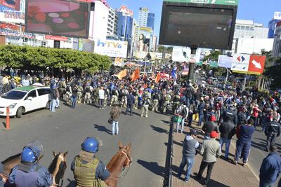 Los comerciantes pidieron evitar las manifestaciones en la zona céntrica.