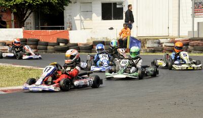 Alberto Benítez Bejarano (17) fue el ganador de la categoría Rotax Micro Max, superando a Derlis Núñez y Giovani Venzano.
