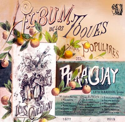 Portada del CD que será presentado hoy por el pianista Lito Barrios, en el marco del 136° aniversario del Ateneo Paraguayo.