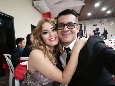 Mayra González y Aldo López, ahora imputado por feminicidio.