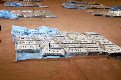 La carga de  388 kilos de  cocaína capturada  el lunes último en Puentesiño pasa a ser la 20ª más grande incautada en la historia del Paraguay.