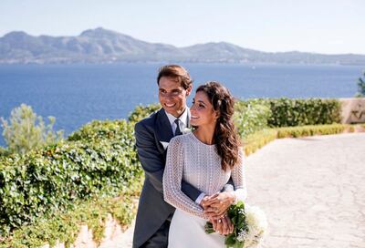 El español Rafa Nadal dio el “sí, quiero” este sábado a su novia de toda la vida, “Mery” Perelló en una ceremonia celebrada en Mallorca, la isla donde nació el tenista. (EFE)