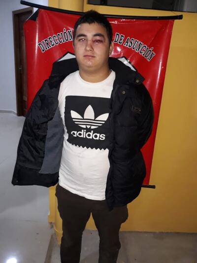 Vicente Javier Sánchez, preso.