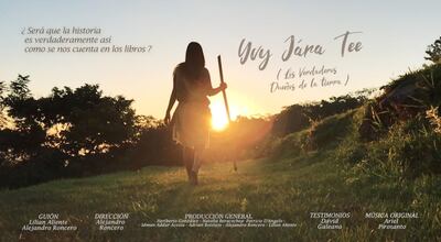 Imagen del cortometraje "Yvy Jára Tee", que fue filmado en varias localidades de nuestro país.