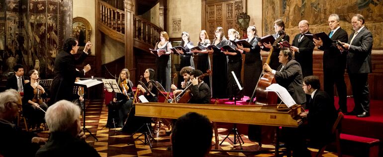El Bach Collegium de Asunción, dirigido por Diego Sánchez Haase, en su último concierto en Buenos Aires.