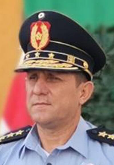Francisco Resquín, comandante de la Policía.